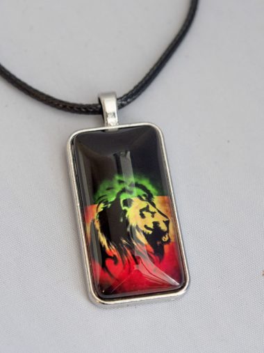 Rasta lion hanger aan koord