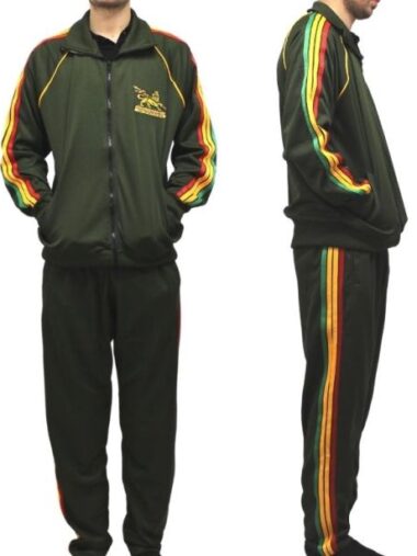 Trainingspak Olijfgroen maat XL